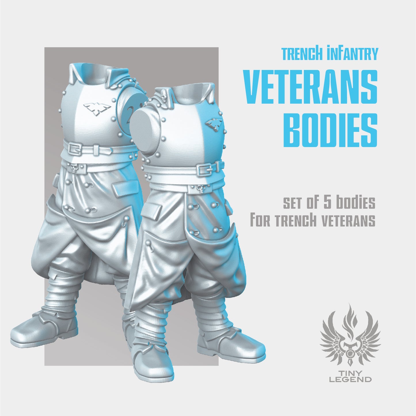 Infantry Veterans Bodies STL