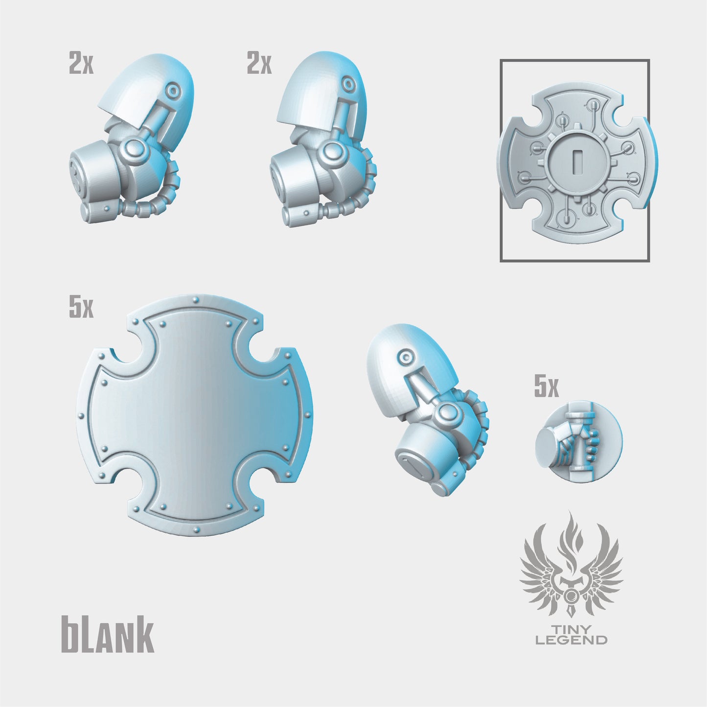 Deep Strike Lesser shields STL