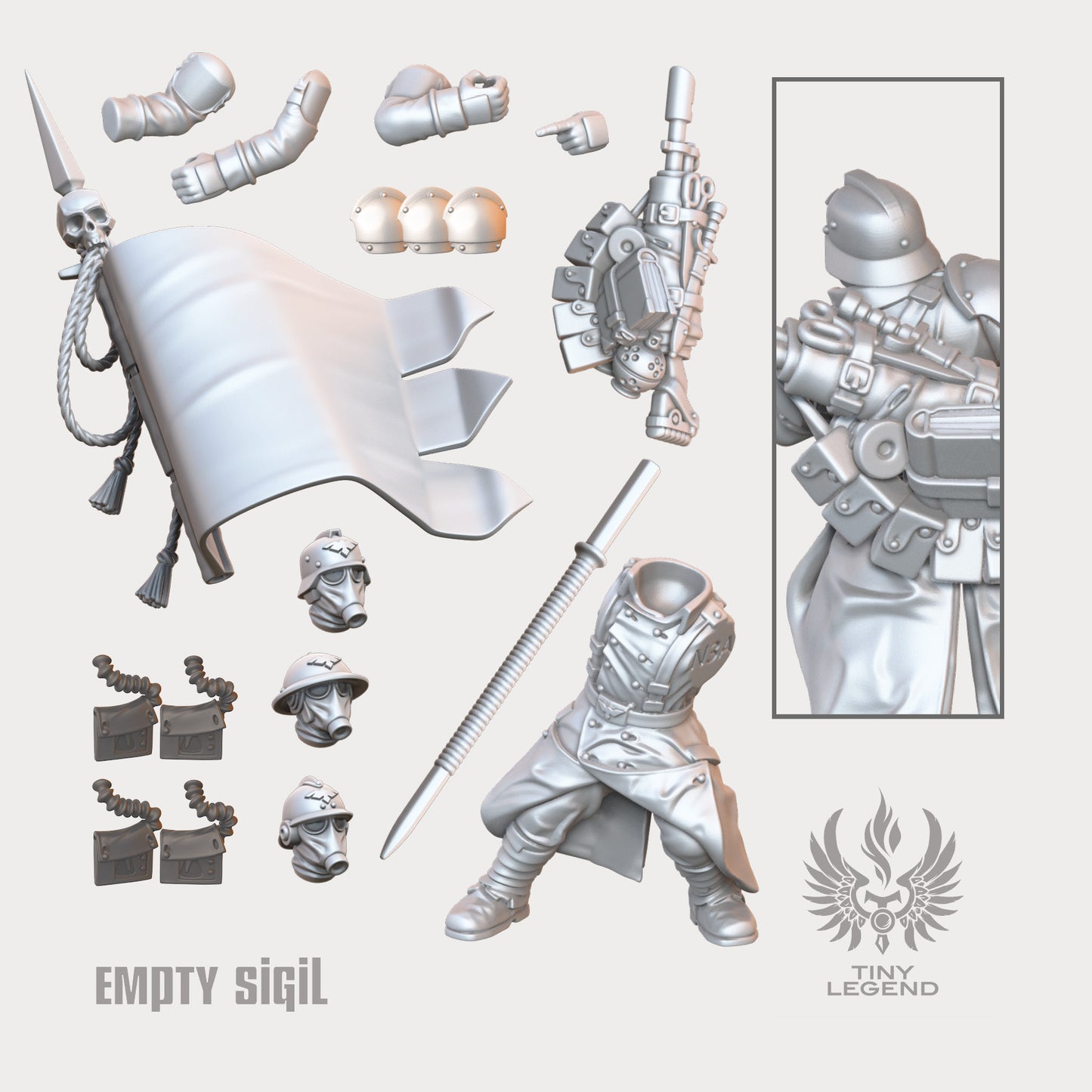 Infantry Line Standard Bearer