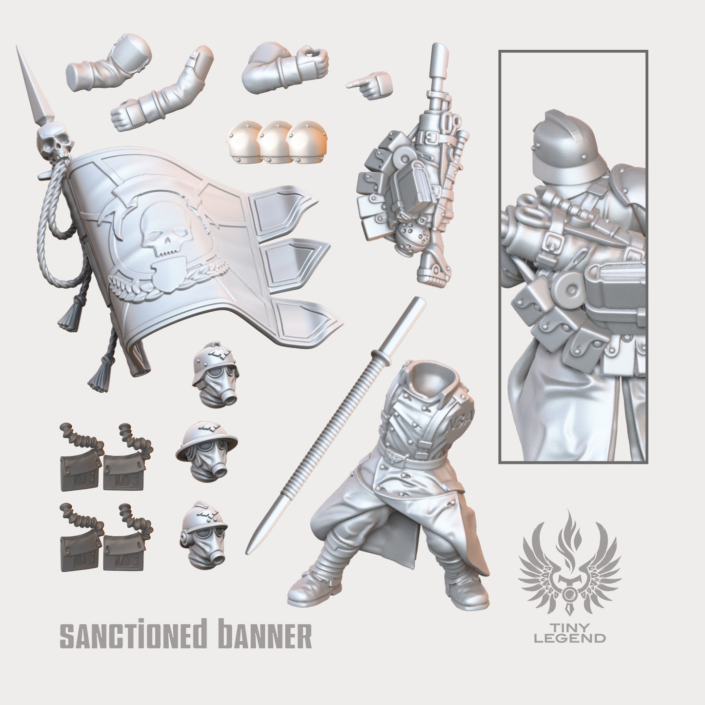 Infantry Line Standard Bearer