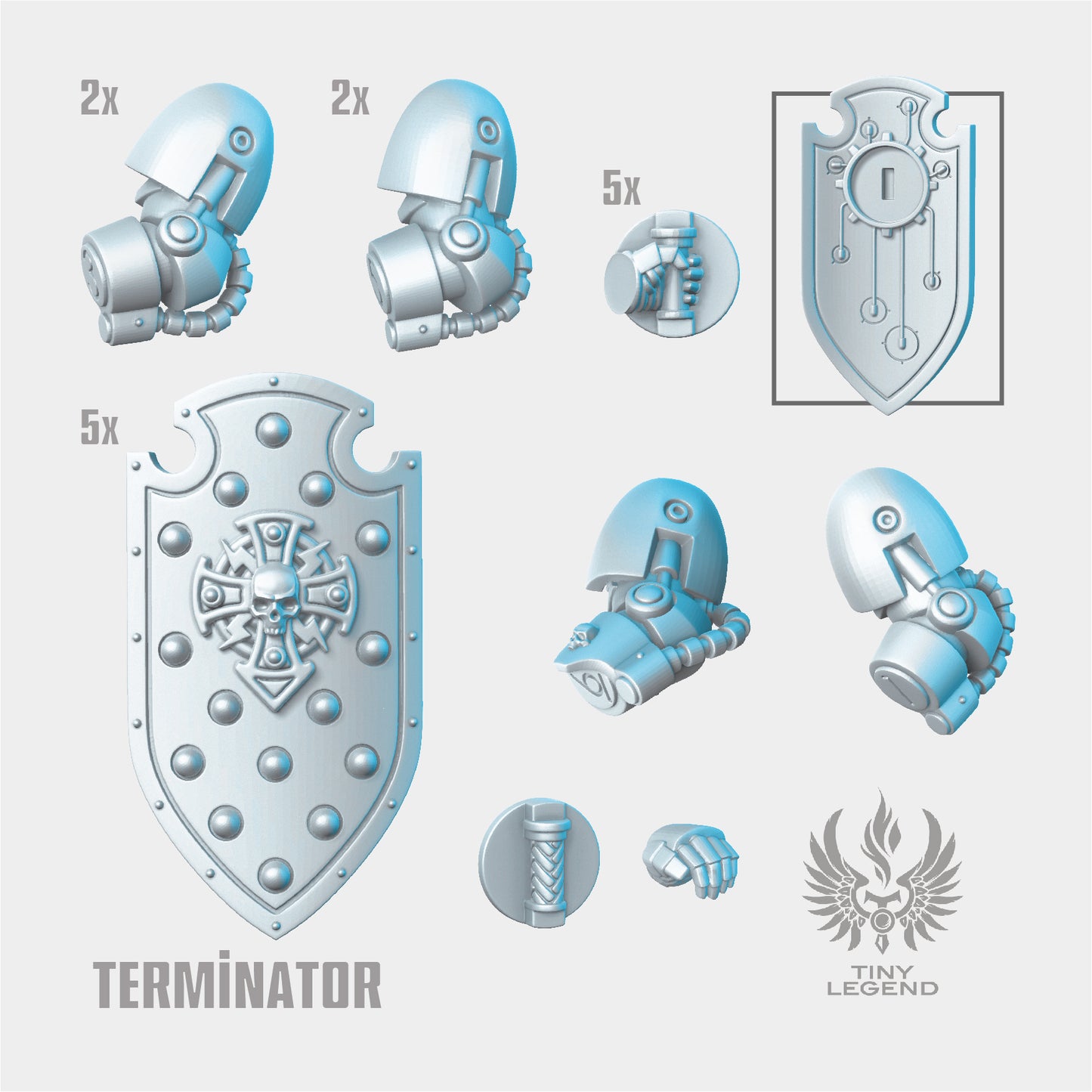 Deep Strike Heater Shields STL