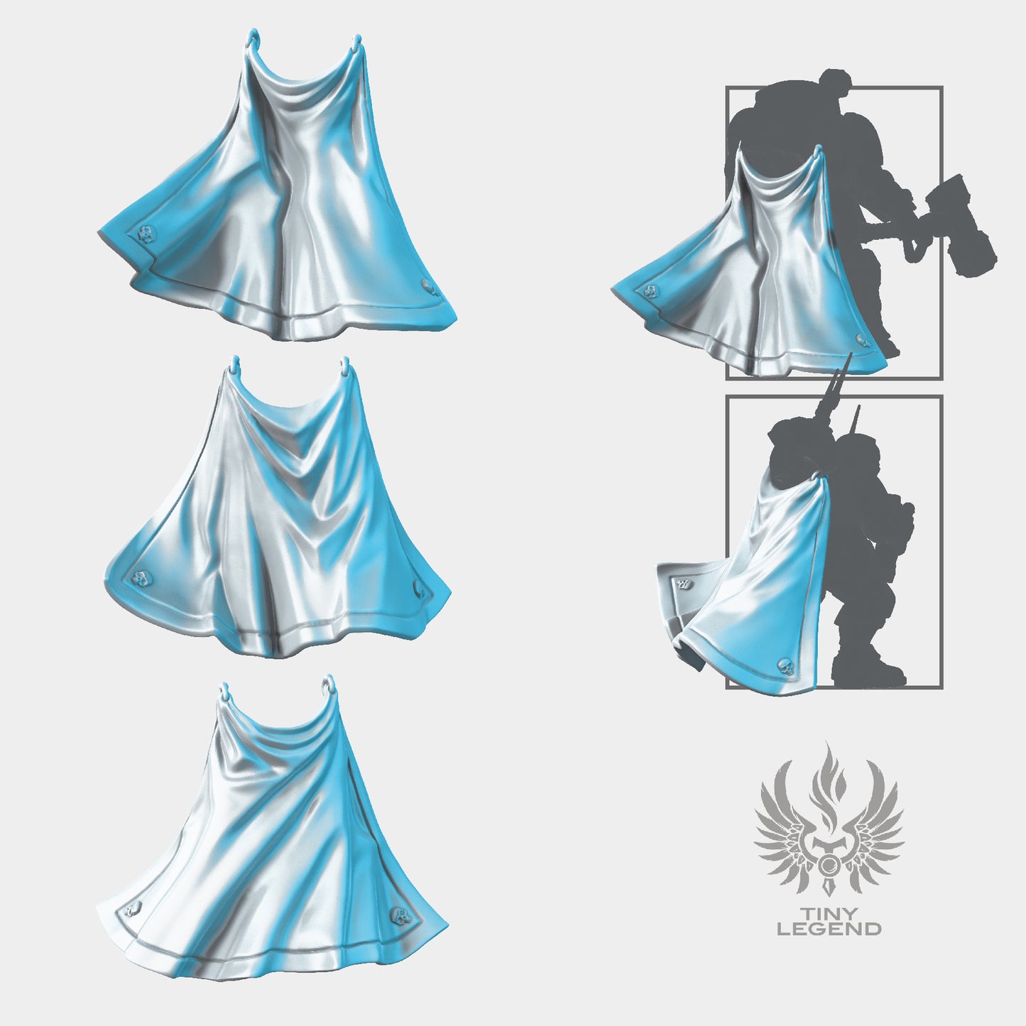 Deep Strike Simple Capes STL