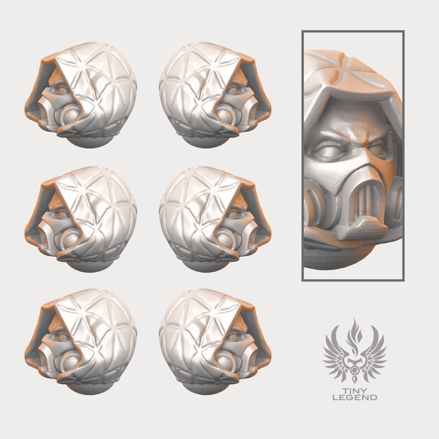 Xenos Hunters Phobos heads set