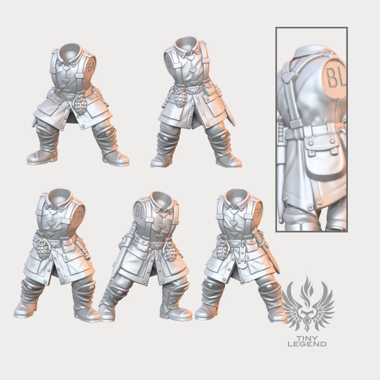 Blitz Legion Fighting Bodies STL