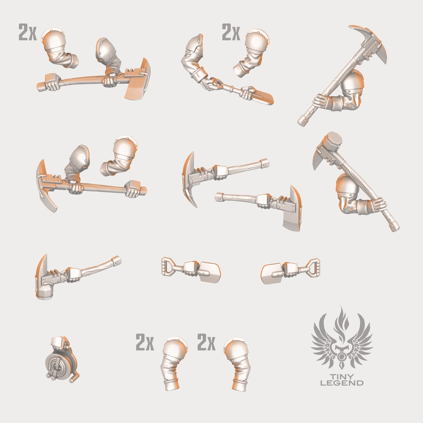 Trench engineers hand equipment