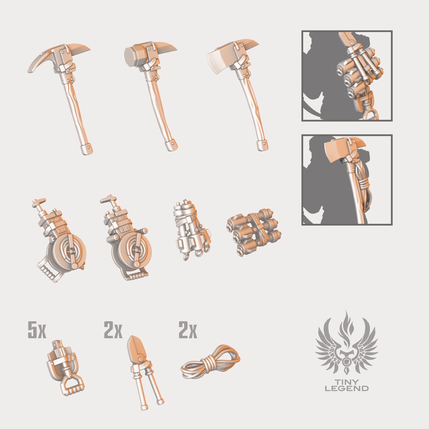 Trench engineers extra equipment