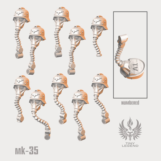 Veteran Guardsmen Heads swap kit