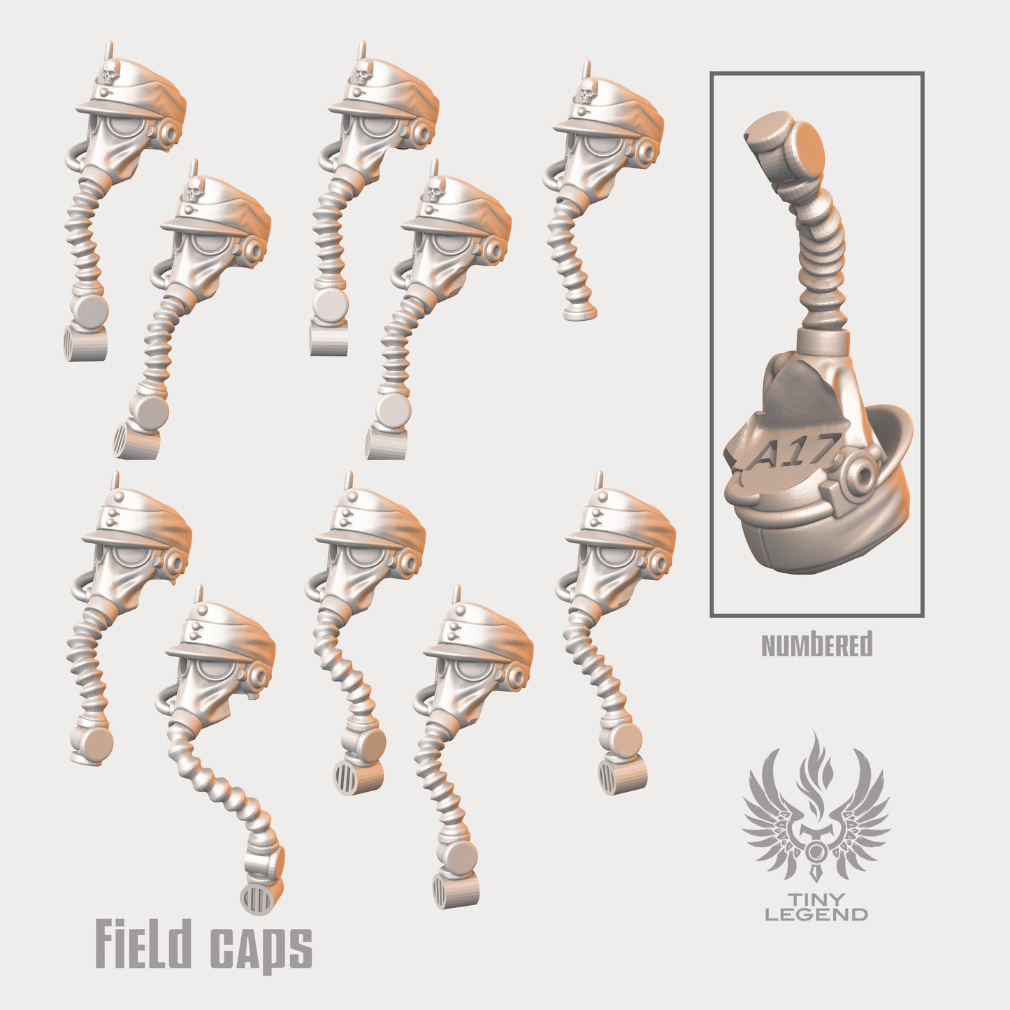 Veteran Guardsmen Heads swap kit