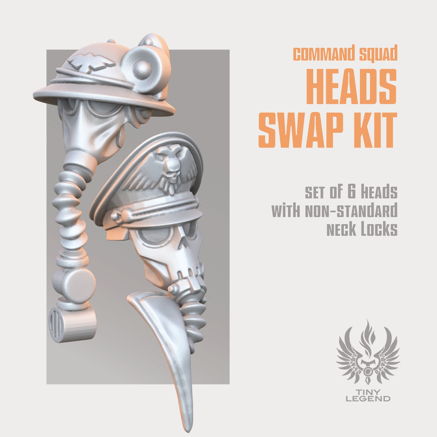 Command Squad Heads swap kit