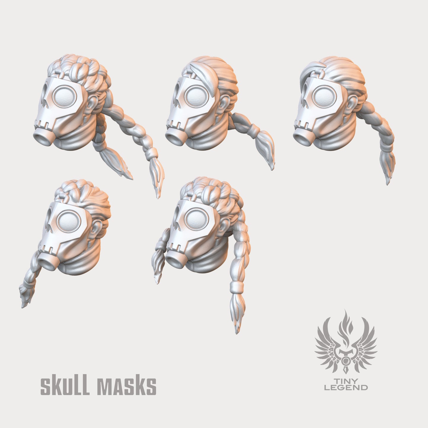 Infantry Unhelmeted Braided Masks
