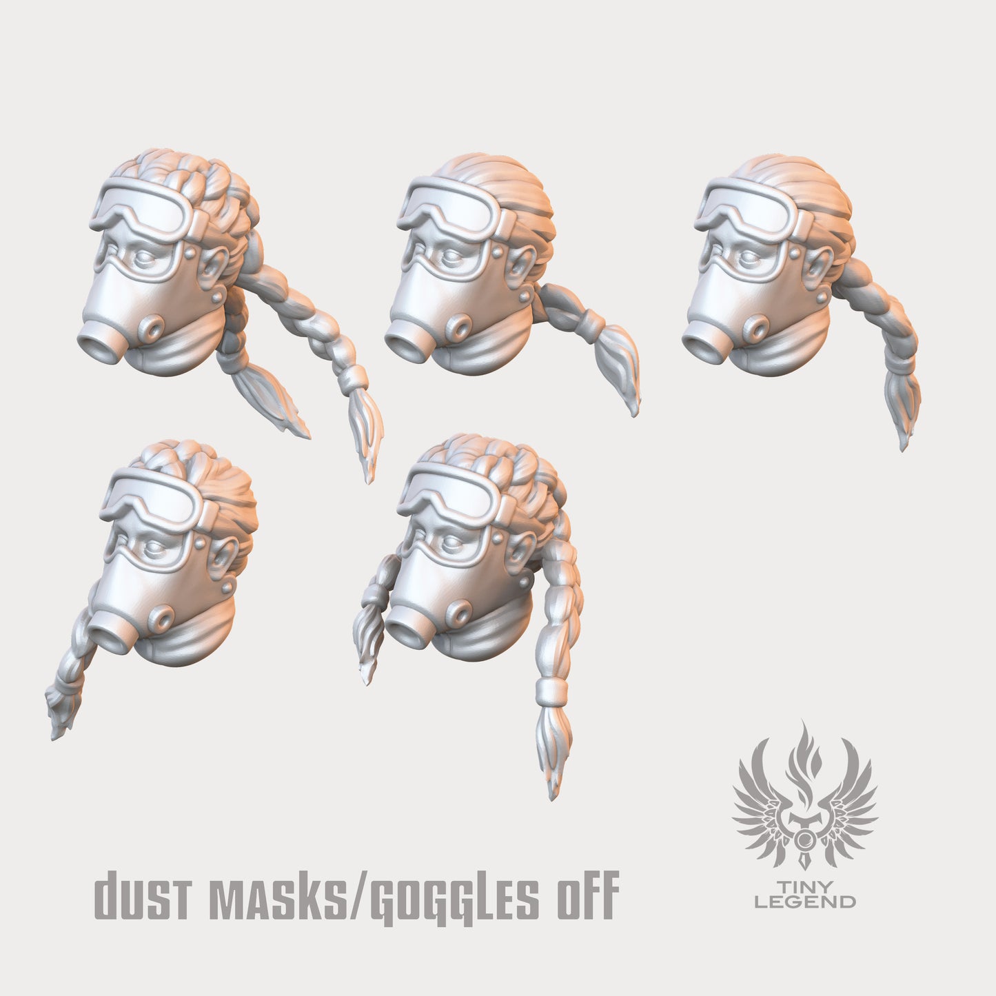Infantry Unhelmeted Braided Masks