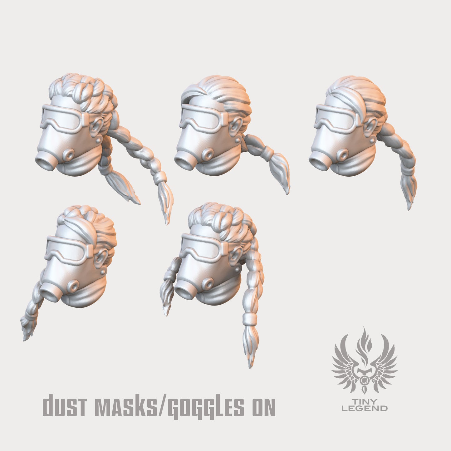 Infantry Unhelmeted Braided Masks