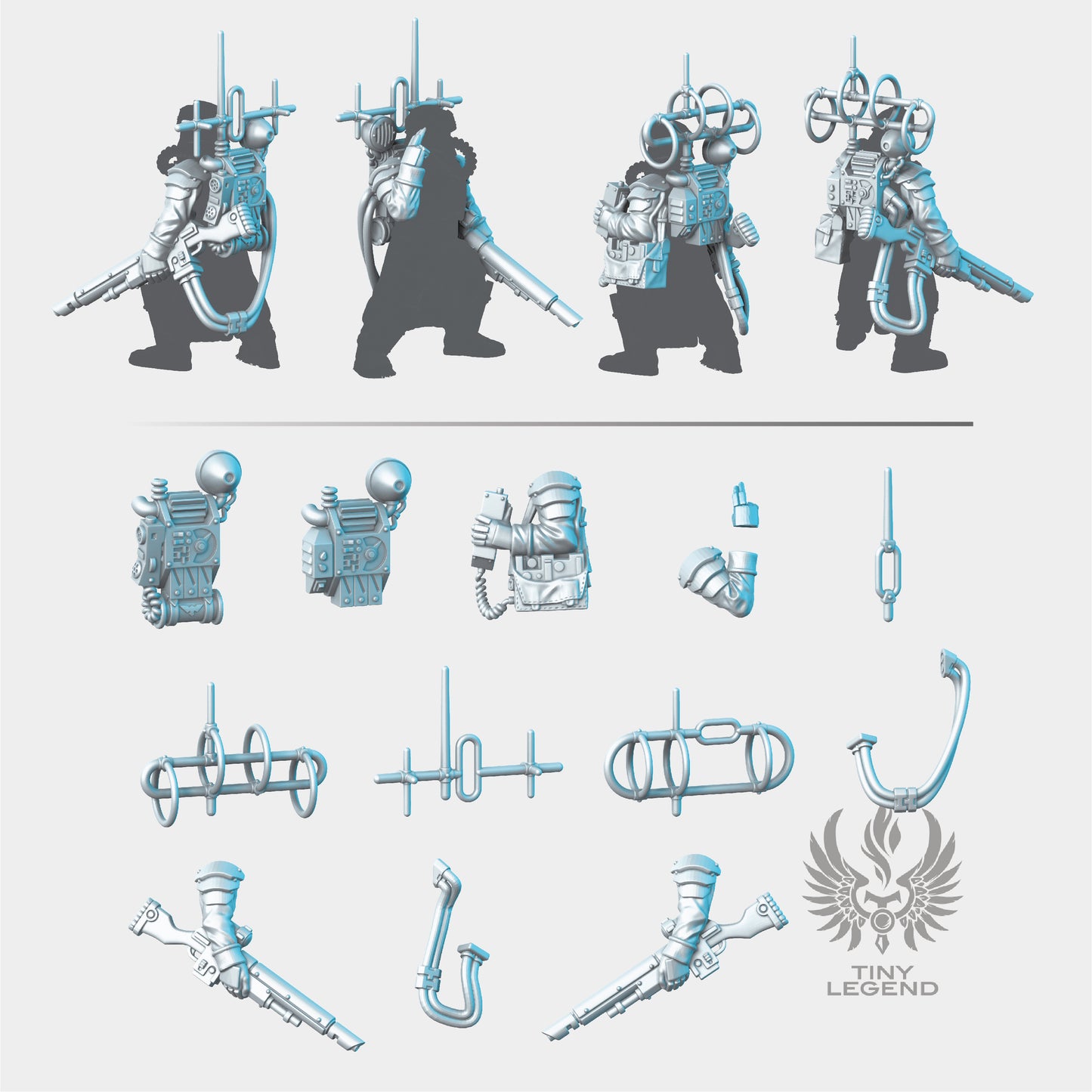 Storm trooper radio caster STL