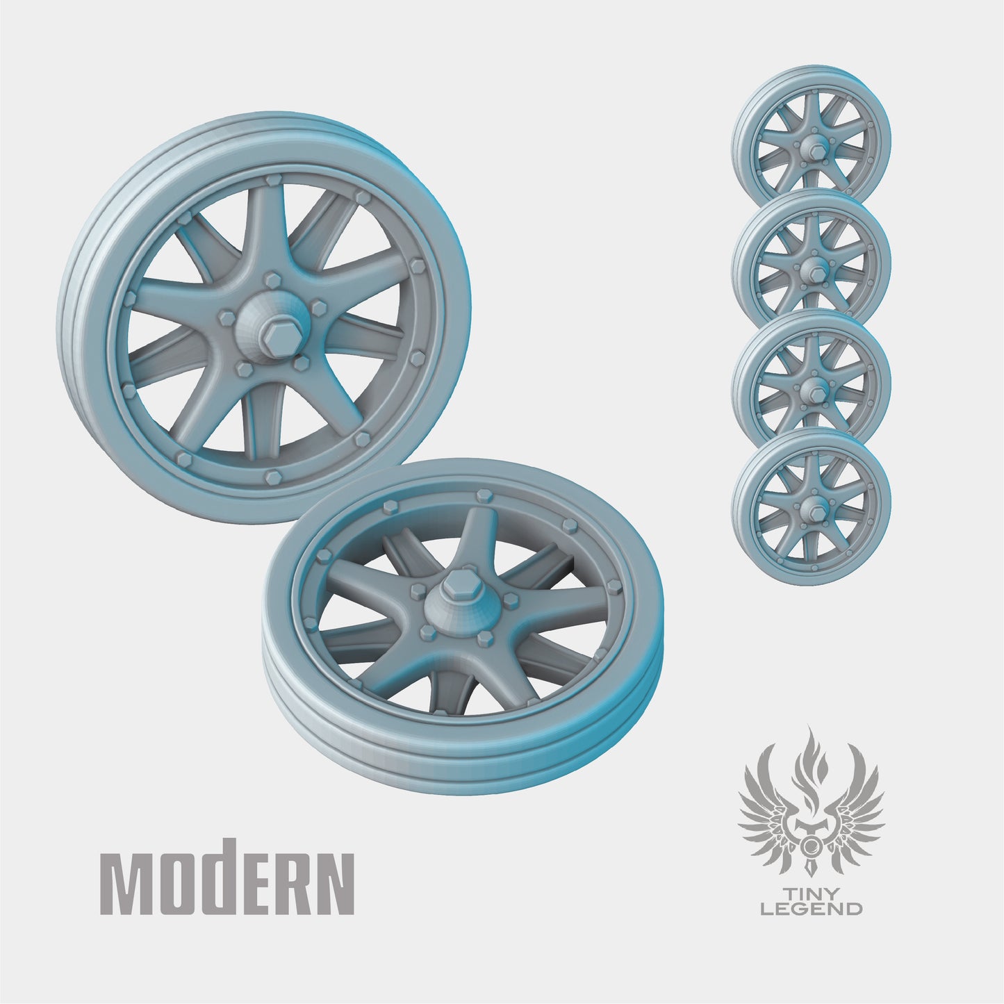 Ordnance spare wheels STL