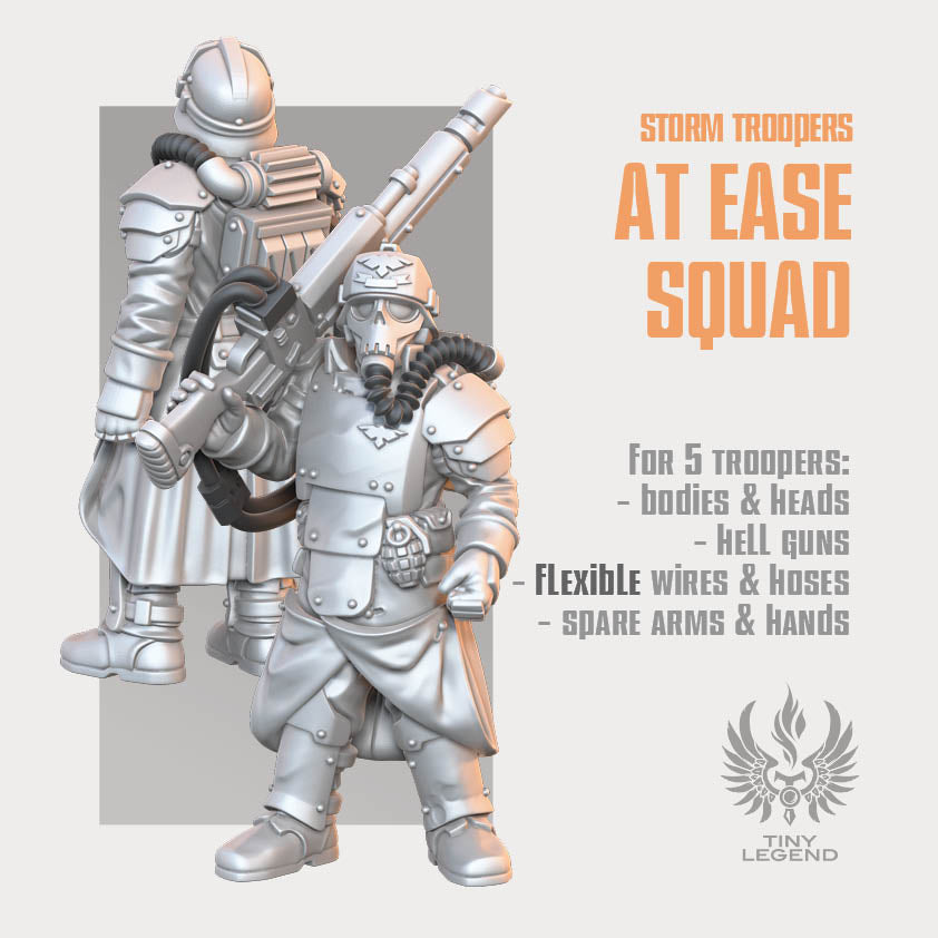 Storm Troopers At Ease Squad