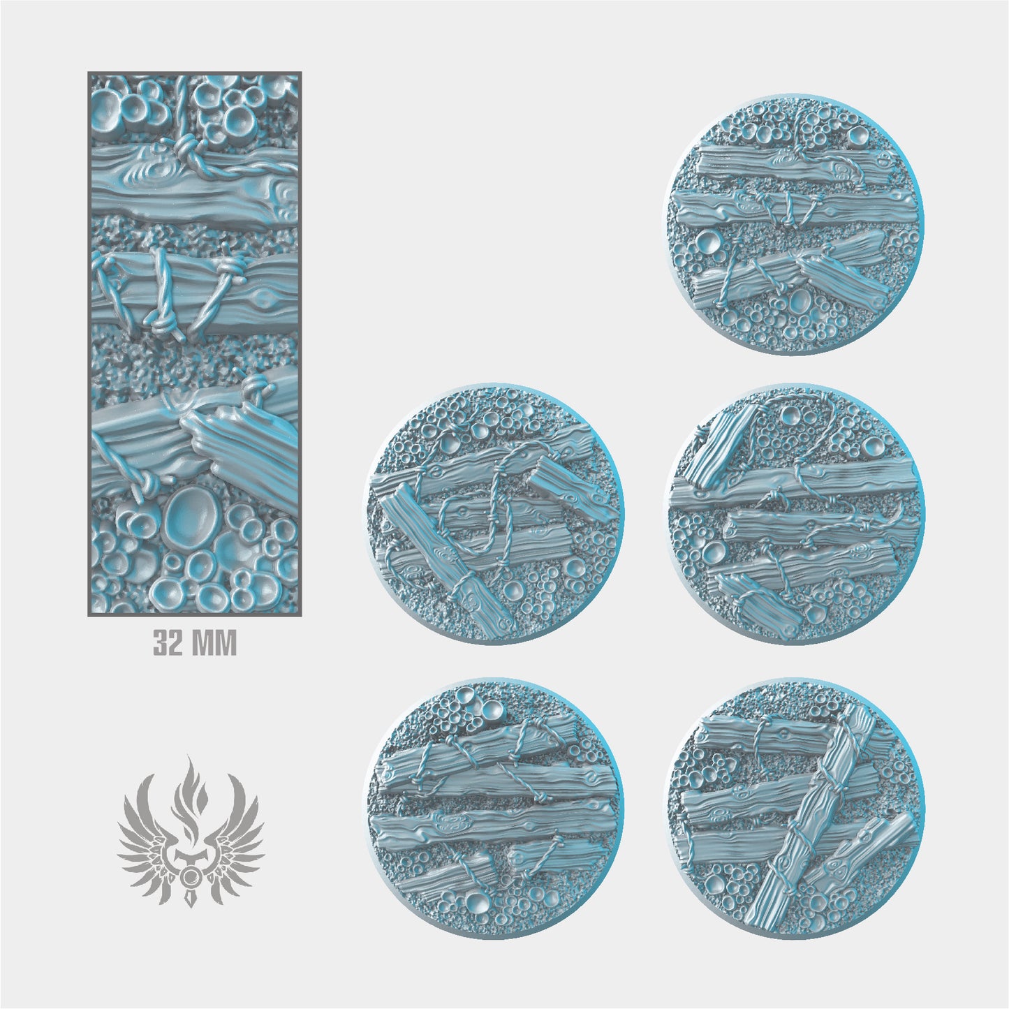 Trench warfare bases 32 mm STL