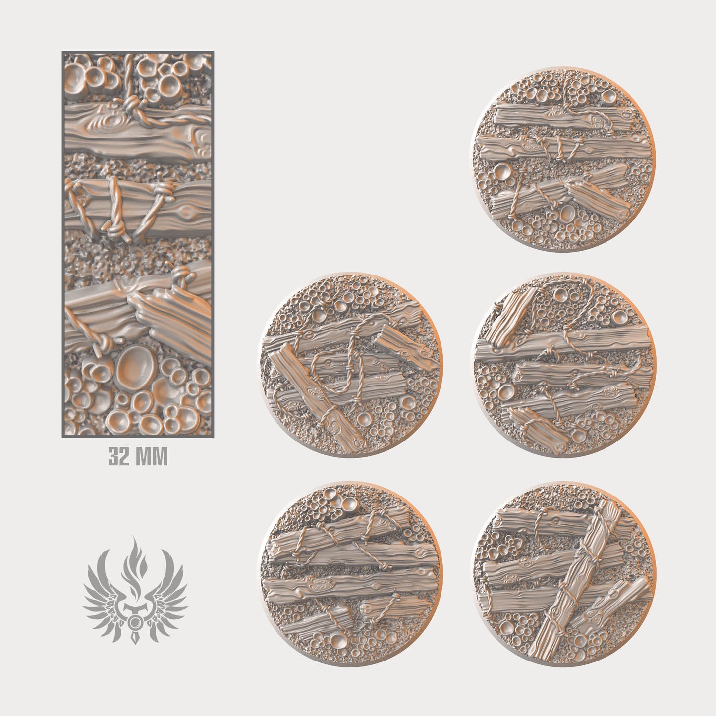 Trench warfare bases 32 mm