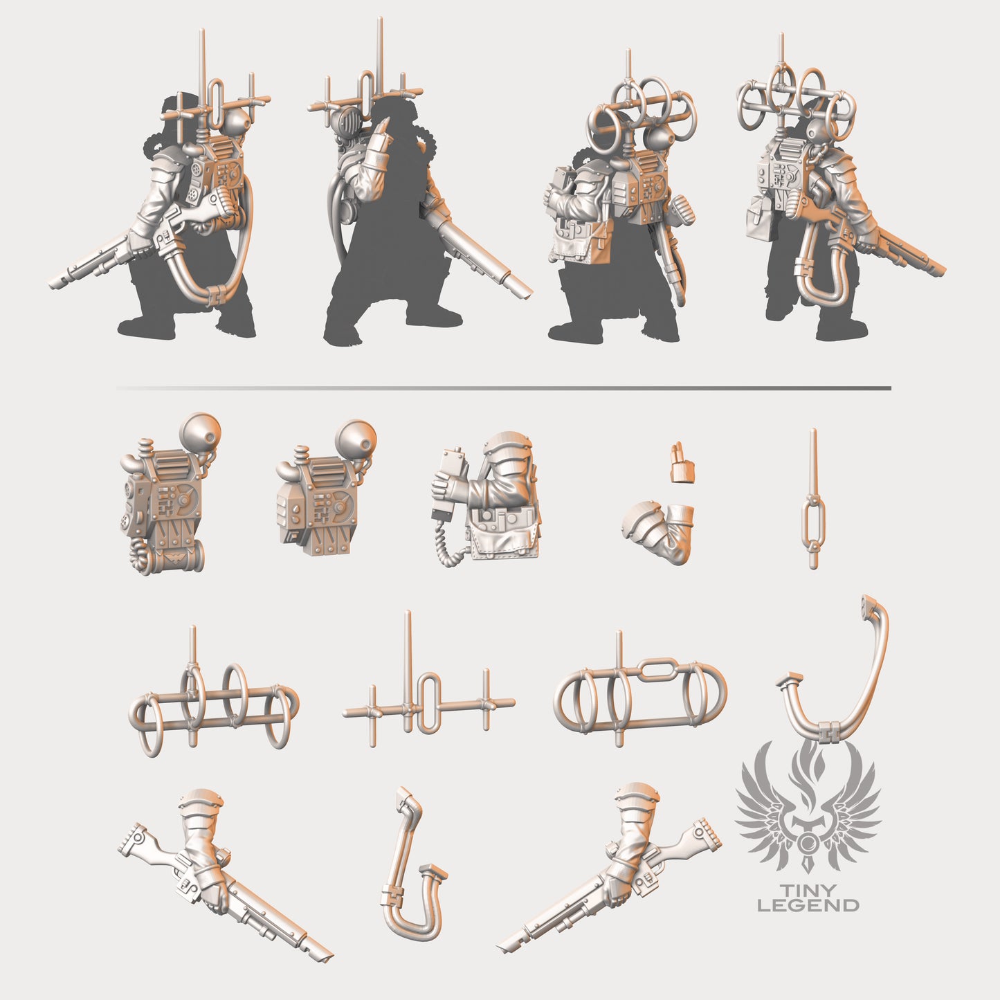 Storm trooper radio caster