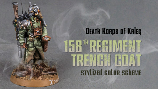 How to paint Death Korps of Krieg - 158th regiment trench coat