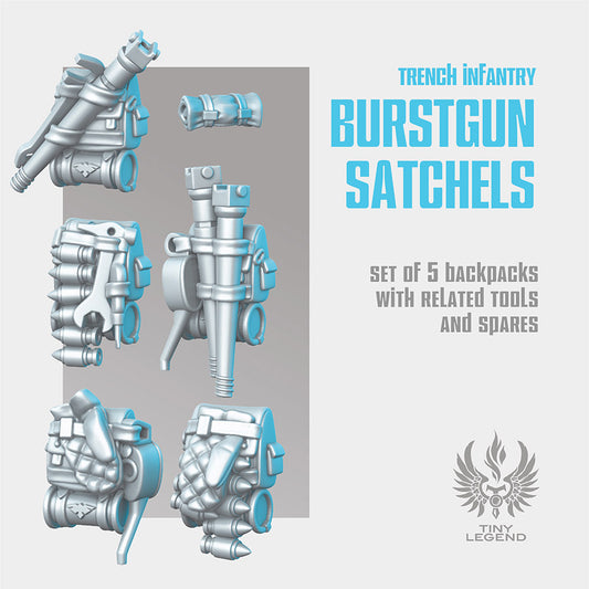 Infantry Burstgun Satchels STL