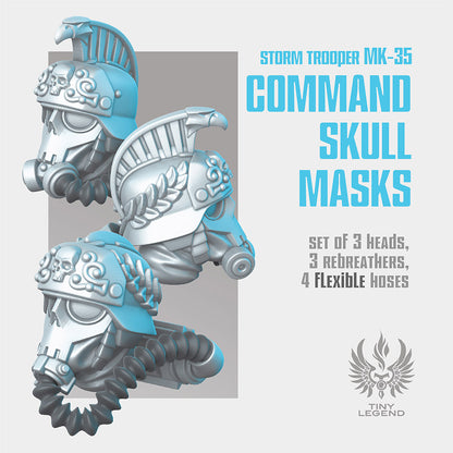 MK-35 Storm Trooper Command Skull Masks STL