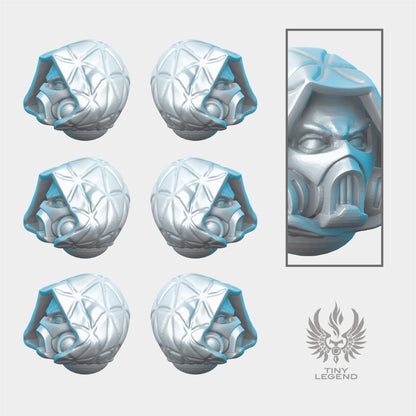 Xenos Hunters Phobos heads set STL