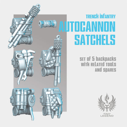 Infantry Autocannon Satchels STL