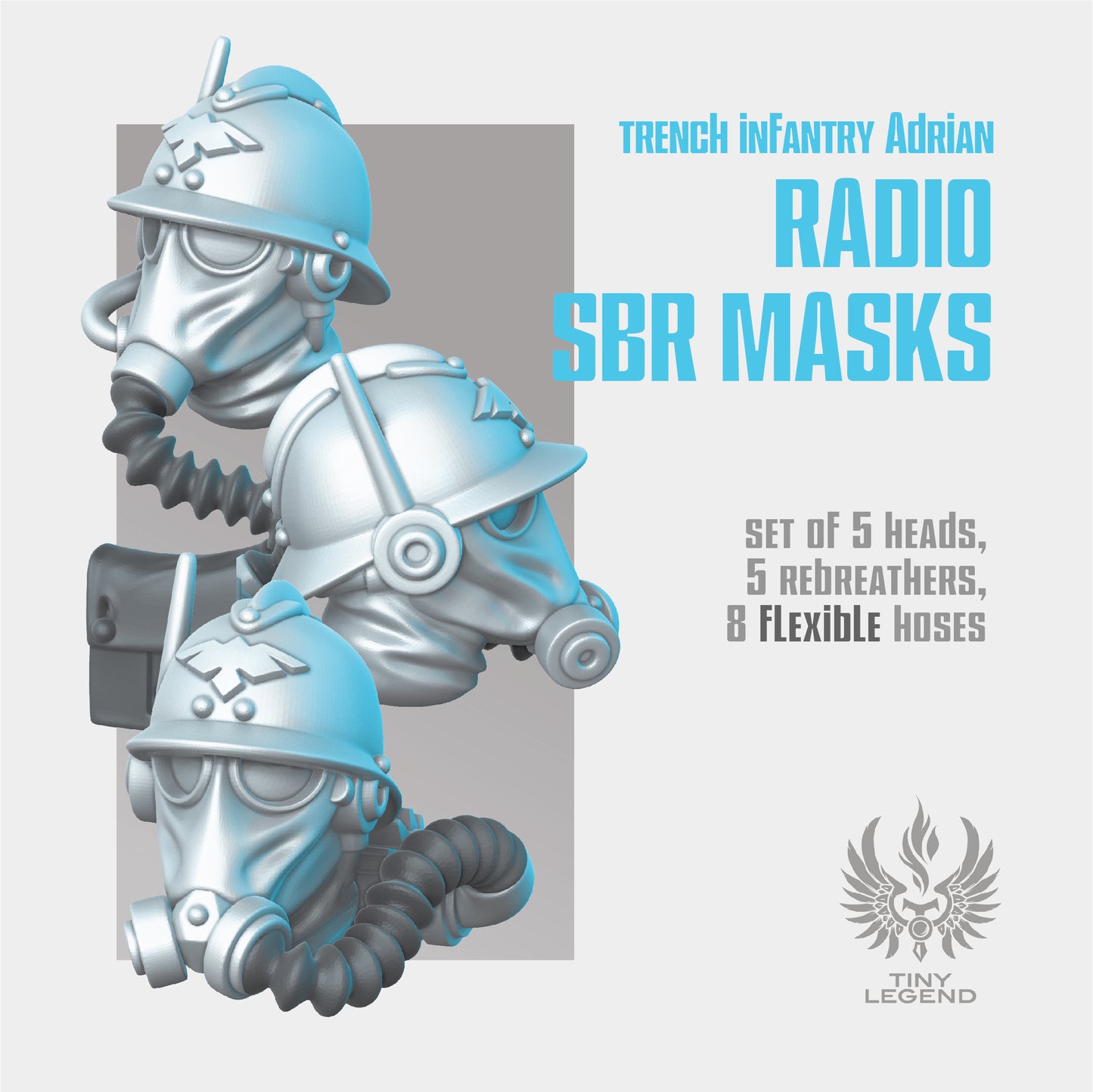 Adrian Radio SBR Masks STL