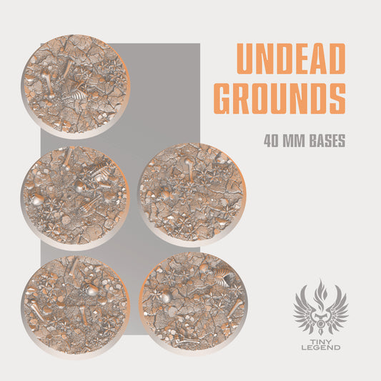 Undead grounds bases 40 mm