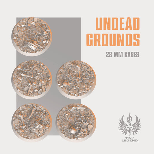 Undead grounds bases 28 mm
