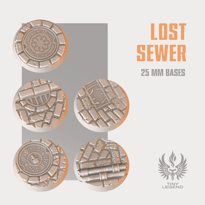 Lost sewer bases 25 mm