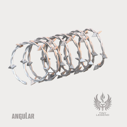 Barbed wire coils