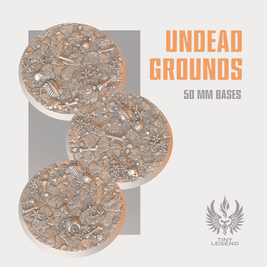 Undead grounds bases 50 mm