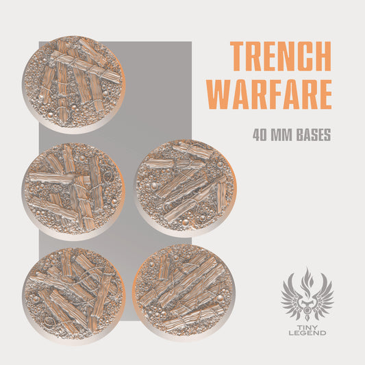 Trench warfare bases 40 mm