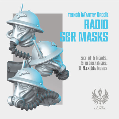 Brodie Radio SBR Masks STL