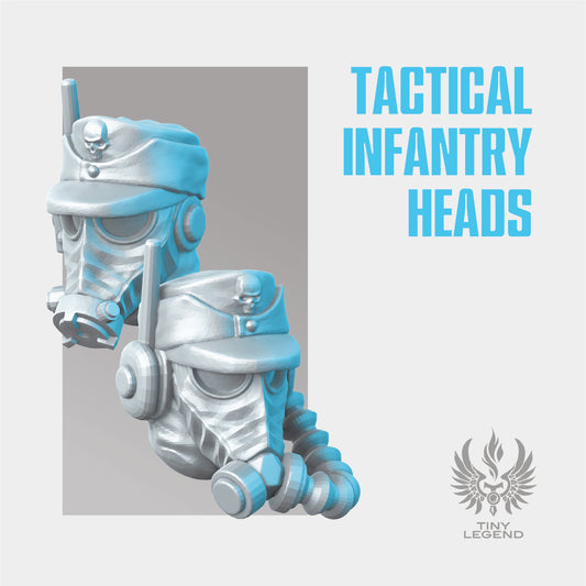 Tactical infantry heads STL