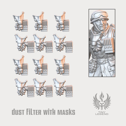 Gas Mask Equipment set