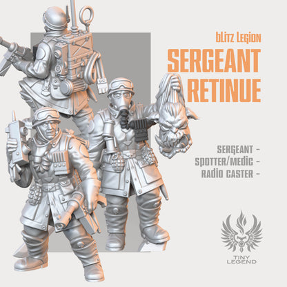 Blitz Legion Sergeant Retinue