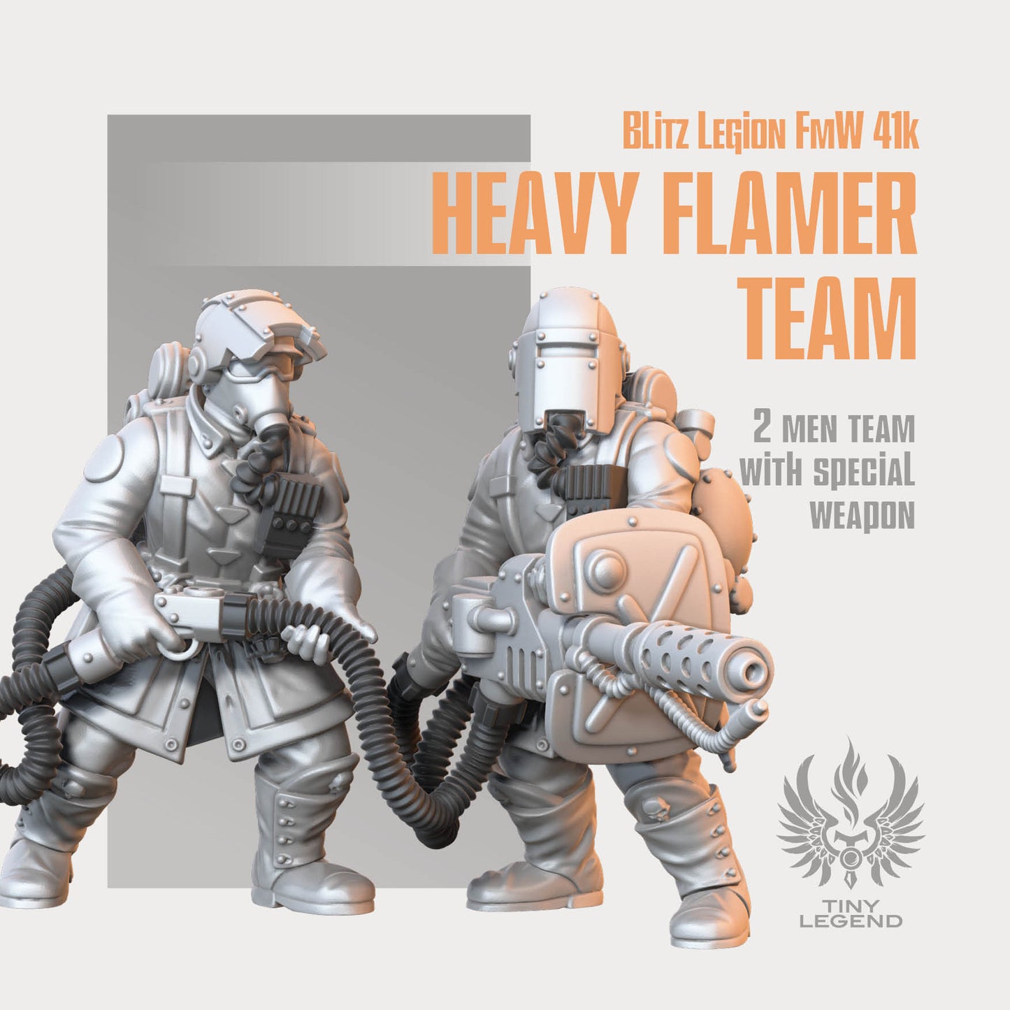 Blitz Legion Heavy Flamers Team