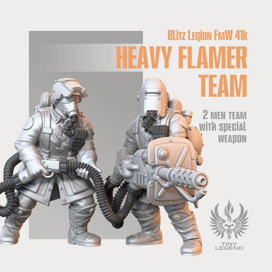 Blitz Legion Heavy Flamers Team
