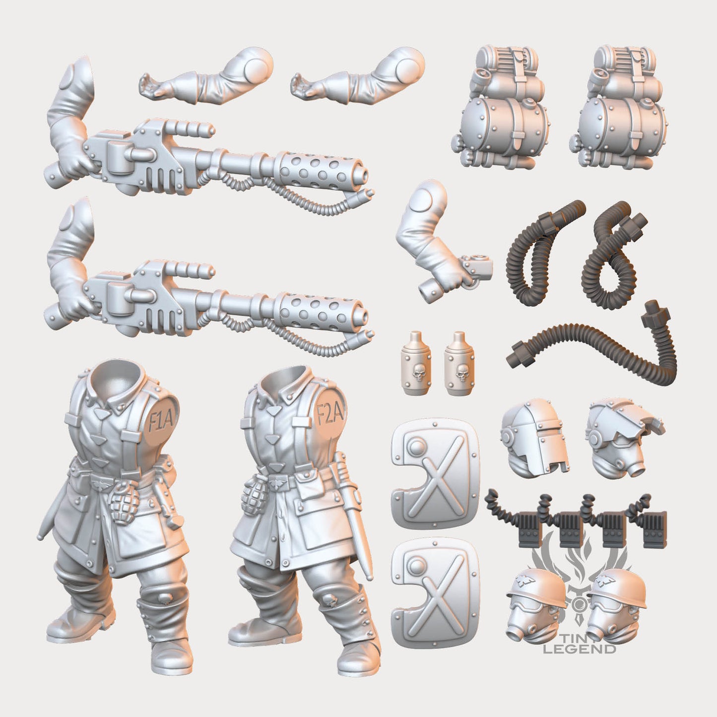 Blitz Legion Heavy Flamers Team