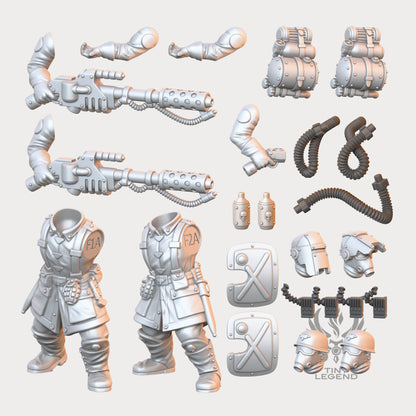 Blitz Legion Heavy Flamers Team