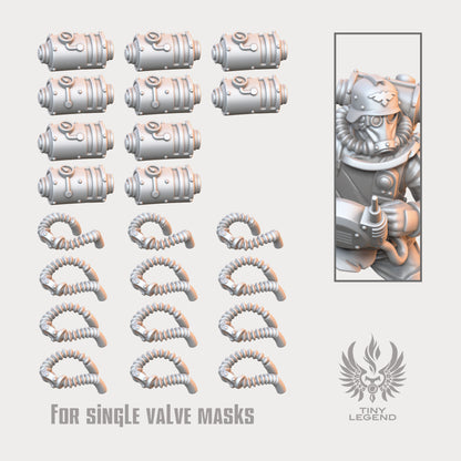 Gas Mask Equipment set