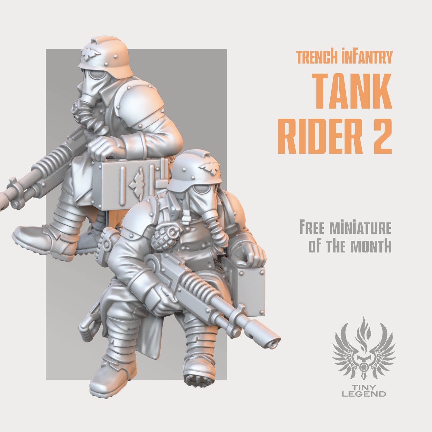 Trench Infantry Tank Rider - April