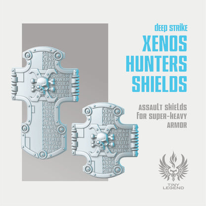 Deep Strike Xenos Hunters Shields STL