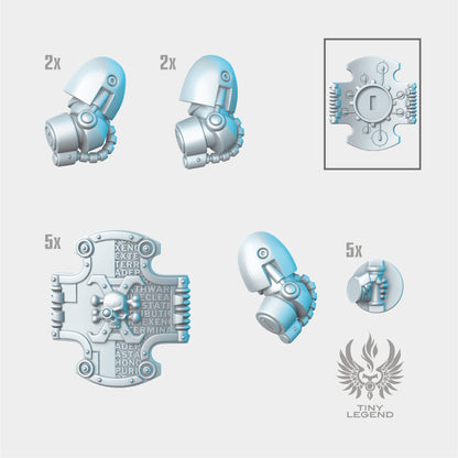 Deep Strike Xenos Hunters Shields STL