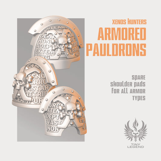 Xenos Hunters Armored Pauldrons