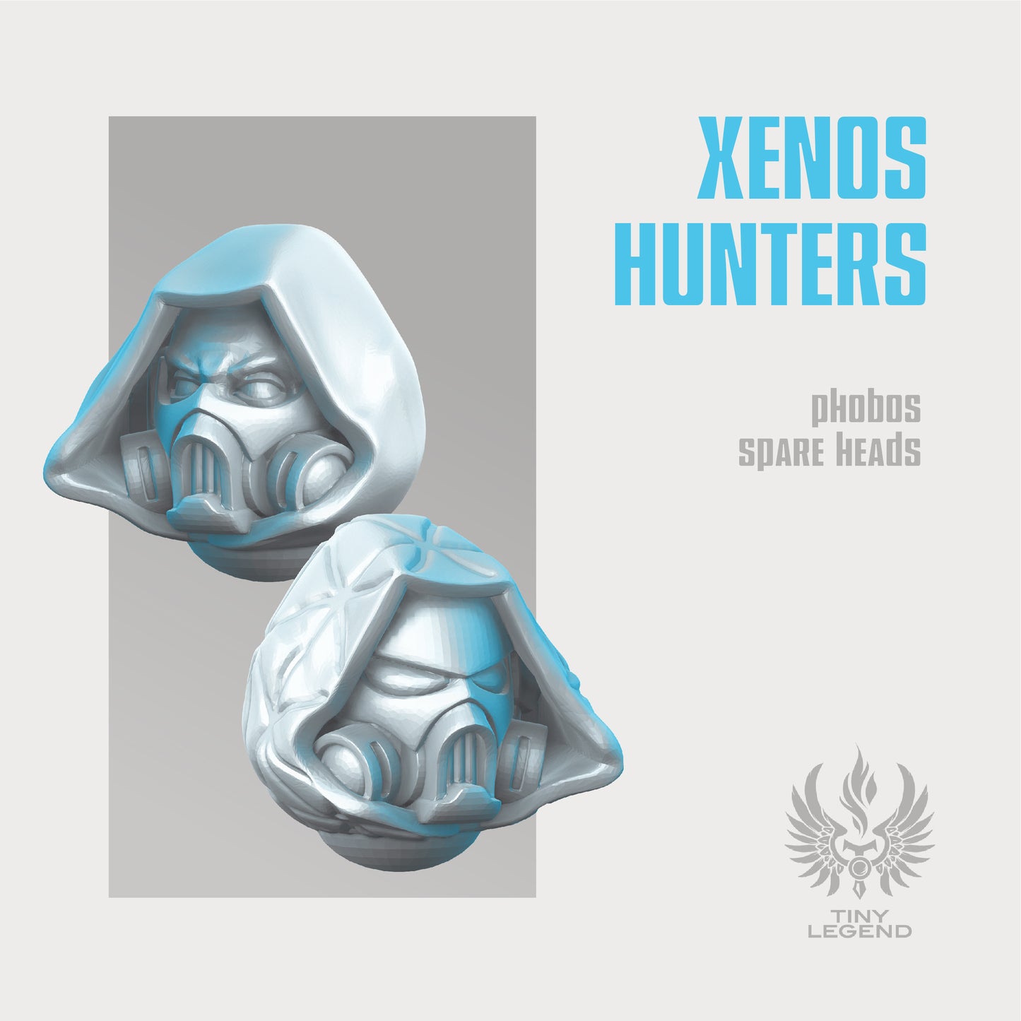 Xenos Hunters Phobos heads set STL