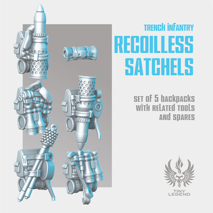 Infantry Recoilless Satchels STL