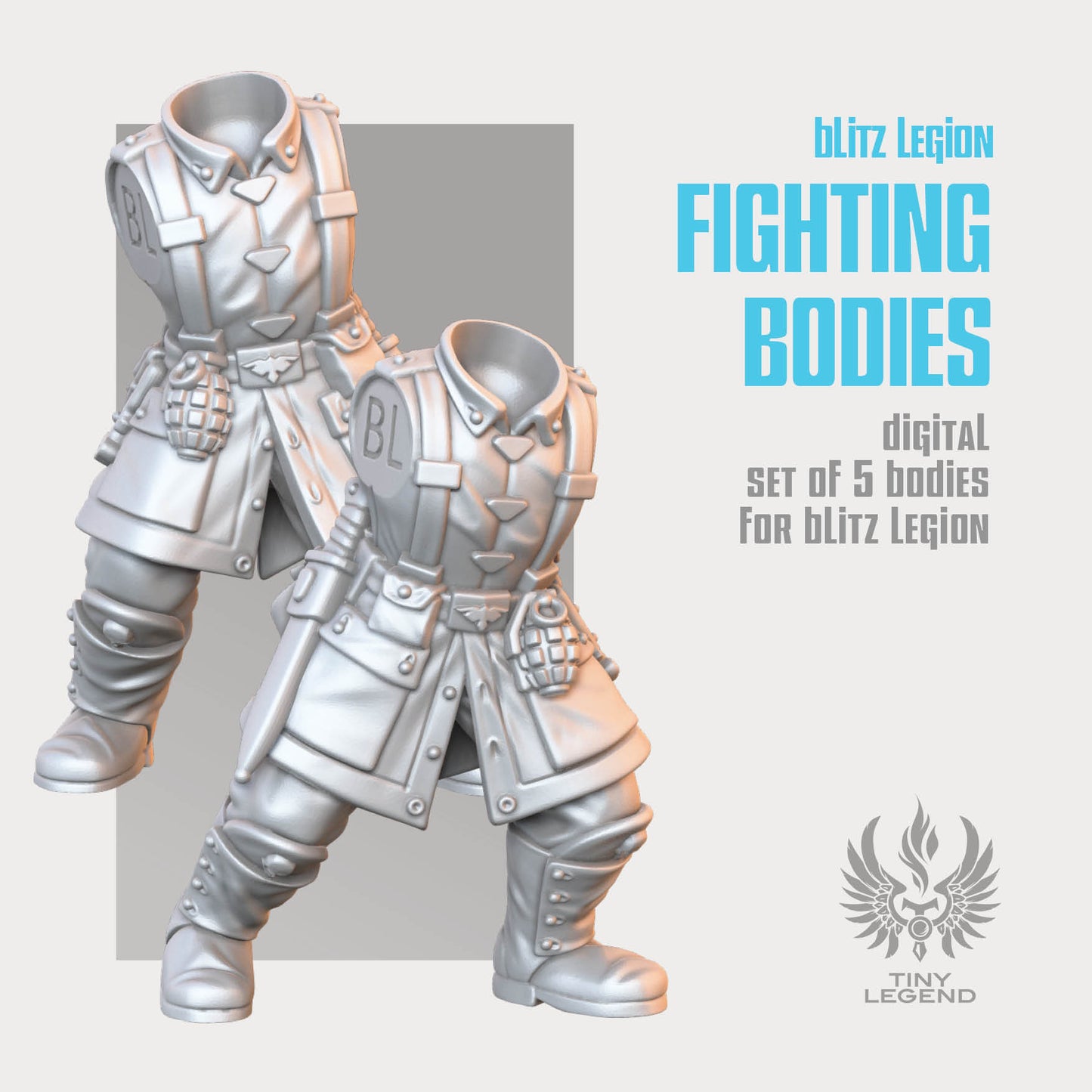 Blitz Legion Fighting Bodies STL